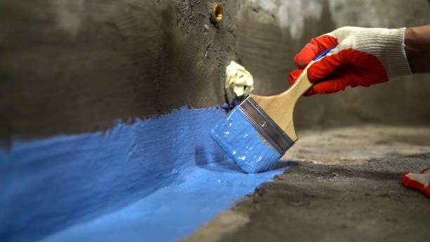 Commercial Emergency Waterproofing project at a Trafford, PA business property by SJ Waterproofing Pros
